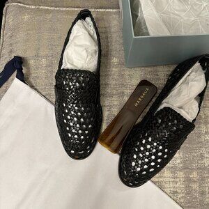 Margaux The Woven Andie Loafer - Black 5.5